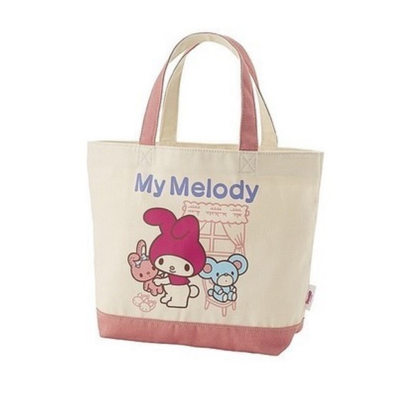 Sanrio Handbags - SANRIO MY MELODY X UNIQLO CANVAS TOTE BAG NWT